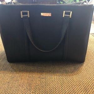 Kate Spade Black Leather Shoulderbag tote